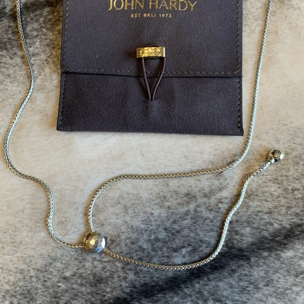 John Hardy Classic Chain Hammered Y Necklace - Picture 5 of 9